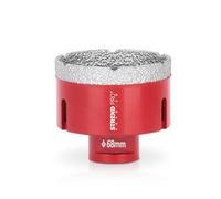 Couronne de forage diamantée de 68 mm pour carrelage/grès fin,Premium Couronnes de forage pour meuleuse d'angle Flex M14,Diamant résistant à la chaleur,Carrelage en pierre,Couche de diamant dense