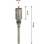 Bosch Couronne-trépan SDS max-9 55 x 80 x 160 mm Quantité:1