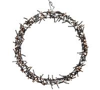 Couronne de lumière de porte Ø38 cm éclairage de Noël IP44 blanc chaud 300 LED