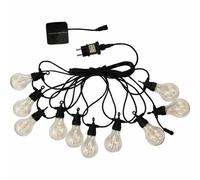 Couronne de Lumières LED Lumisky Noire E27 pour Décoration Extérieure