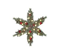 Couronne de Noël Black Box Trees Kaprun Vert Fer H15xl90xL90cm