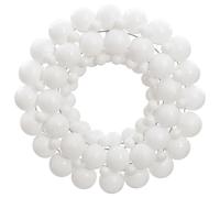 vidaXL Couronne de Noël 45 cm Polystyrène Blanc