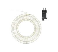Couronne de Noël LED Ø38 cm avec 960 LED, Blanc Chaud, Guirlande Suspendue
