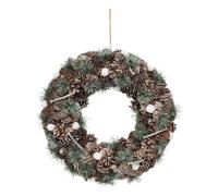 Couronne de Noël Pomme de Pin 48cm Marron