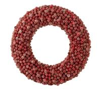 Couronne de Noël Ronde Baies 45cm Rouge