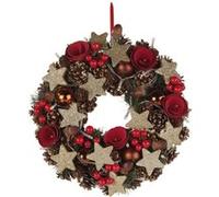 Britesta Couronne de Noël sans fil 20 LED / 28 cm