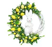 Couronne de Pâques lapin - Blanc