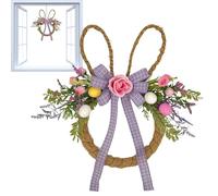 Couronne de Pâques Ornement de Lapin pour les Fêtes