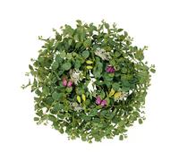 Couronne de Pâques - Vert et rose