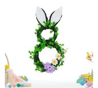 Couronne De Printemps Décorations D'Intérieur En Osier Avec Lapins