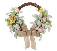 Couronne de printemps pour porte d'entrée 40,1 cm décorations de festival | Couronne de porte d'entrée pour Pâques, réunion de famille, fête, entrée, salon, mariage, cuisine