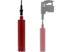 Couronne diamant Ø 102 mm avec adaptateur perceuse et perforateur SDS-plus