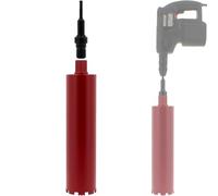 Couronne diamant Ø 108 mm avec adaptateur perceuse et perforateur SDS-plus