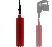 Couronne diamant Ø 127 mm avec adaptateur perceuse et perforateur SDS-plus