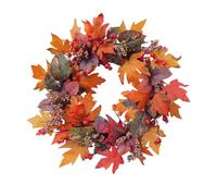 Couronne Fleur Couronnes for Porte d'entrée, Couronne d'automne for décoration de Porche, guirlandes citrouilles Ferme, décorations récolte d'halloween