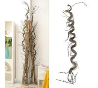 Couronne Florale Artificielle Pliable de 180 cm, Branches en Bois réalistes, tiges végétales avec Mousse, décoration Murale Suspendue pour l'extérieur, Jardin, Halloween, Jungle