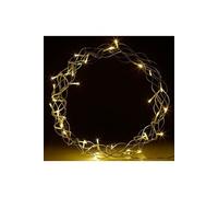 Lunartec Couronne lumineuse décorative 30 cm avec 32 LED blanc chaud