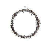 Couronne lumineuse LED Ø48cm 400 LEDs blanc chaud 8 modes IP44 intérieur extérieur