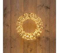 Couronne lumineuse LED Coen Bakker noir, 8 cm
