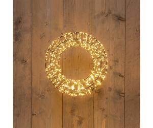 Couronne lumineuse LED Coen Bakker noir, 8 cm