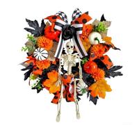 Couronne Morte Branche Squelette pour déco Effrayante Couronne | Branches mortes réalistes, guirlande détaillée, texture naturelle, améliore décoration maison