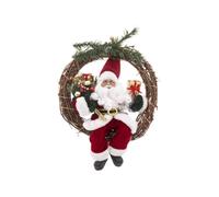 Couronne Père Noël velours 30 cm