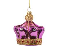 Couronne rose boule de Noël