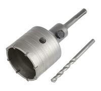 Couronne Scie Trépan Carotteuse à Sec Ø 68mm + Adaptateur SDS Plus 110 mm