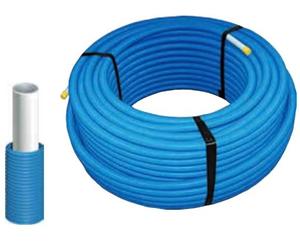 Couronne tube multicouche MULTILAYER PIPE gaine bleu 100 m 20x2 COMISA 87.80.320