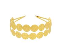 Couronnes pour femmes Diadème de mariée en métal avec feuille d'olivier - Accessoires mariage pour Halloween