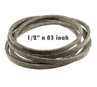 Courroie de tondeuse à gazon pour AYP 137153 161588 532137153 532161588 TH4H830 WE165H42A WE185H42D WE185H46A 8209B89; Husqvarna 532137153 GTZ254 YTH150 YTH160 YTH180 1/2" x 83" Fabriqué avec Kevlar