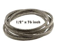 Courroie de tracteur de tondeuse à gazon pour MTD 754-0441 954-0441,Toro 109428,1585,1586, 50104, 9714,Dayco L476,Gates 6876,Goodyear 84760,Gravely 025129,07219500 1/2" x 76" Fabriqué avec du Kevlar