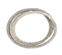 Courroie d'entraînement de tondeuse compatible 532130969 130969 pour tracteur à gazon YTH21V46 YTH24K48 YTH23V48 1/2" x 92" gris