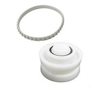 Courroie d'entraînement RCX23002 et rouleau RCX26001 pour nettoyeur de piscine Hayward pour Tigershark - Ensemble de pièces de rechange résistantes aux UV restaure la traction et réduit le glissement