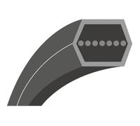 Courroie hexagonale qualité d'origine TORO - WHEEL HORSE, adaptable pour Groundmaster 72 & 520D (section: BB 5/8"", L: 138"")