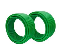 Courroie Ronde PU Ouverte 3.5mm Diamètre 3m Longueur, Surface Rugueuse Verte Soudable à Chaud pour Transmission et Entraînement Industriel
