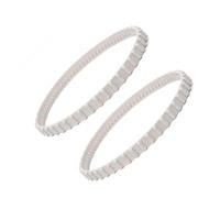 Courroie trapézoïdale Kit brosse à rouleau remplacement piste courroie d'entraînement bande roulement souple Construction robuste, efficacité nettoyage améliorée, piscine Courroie de transmission
