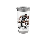 Course Mudrun Built For The Mud Runner Extreme Gobelet isotherme en acier inoxydable double paroi