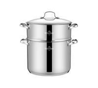 Couscoussier 24cm 12L tous feux dont induction Zermatt Glacier Collection Swiss Haus SH-VC24