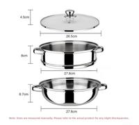 Couscoussier 28cm Cuit Vapeur Double Couche Couscoussier 28cm(A)