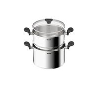 Tefal Couscoussier Primary E3089504 Inox 24 cm Couvercle en verre