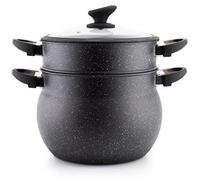 Couscoussier avec couvercle en verre, 6 litres, compatible induction