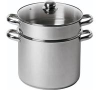 Couscoussier BAUMALU Inox Droit, 20 cm, Tous Feux dont Induction, 5.8 Litres