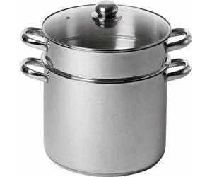 Couscoussier BAUMALU Inox Droit, 20 cm, Tous Feux dont Induction, 5.8 Litres