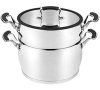 Couscoussier/Cuit-Vapeur 24cm 6 litres Inox - TeCuisine