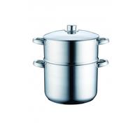 Couscoussier en inox - ROYALTY LINE - 12 L - Acier inoxydable - Couvercle en inox - Compatible lave-vaisselle