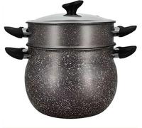 Couscoussier Menastyl, Aluminium Effet Marbre, 9 Litres, Tous Feux dont Induction