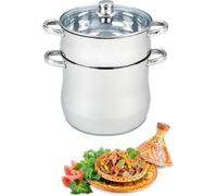 Couscoussier - ROYAL SWISS - Ø 22 cm - 8L - Inox - Tous feux dont induction