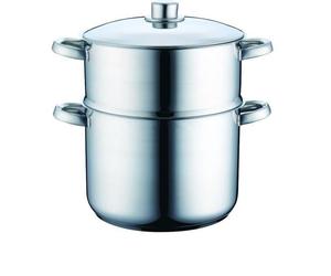 Couscoussier - ROYAL SWISS - 12 L - Inox 18/10 - Tous feux (induction) - Gris