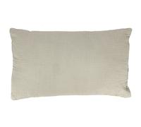 Coussin 30x50 cm double gaze de coton GAZE & SHERPA beige galet